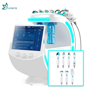 2023 Hydra Hydro Dermabrasion Facial Machine 7 in 1 Galvanic price beauty machine micro Jet Peel Machine Smart Ice Blue