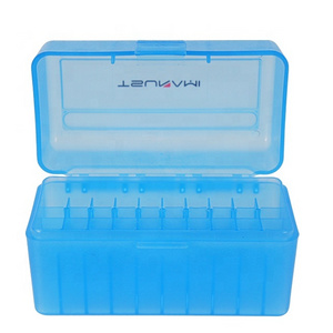 50 Round Ammo Case Ammo Storage Case Box Plastic TB-903