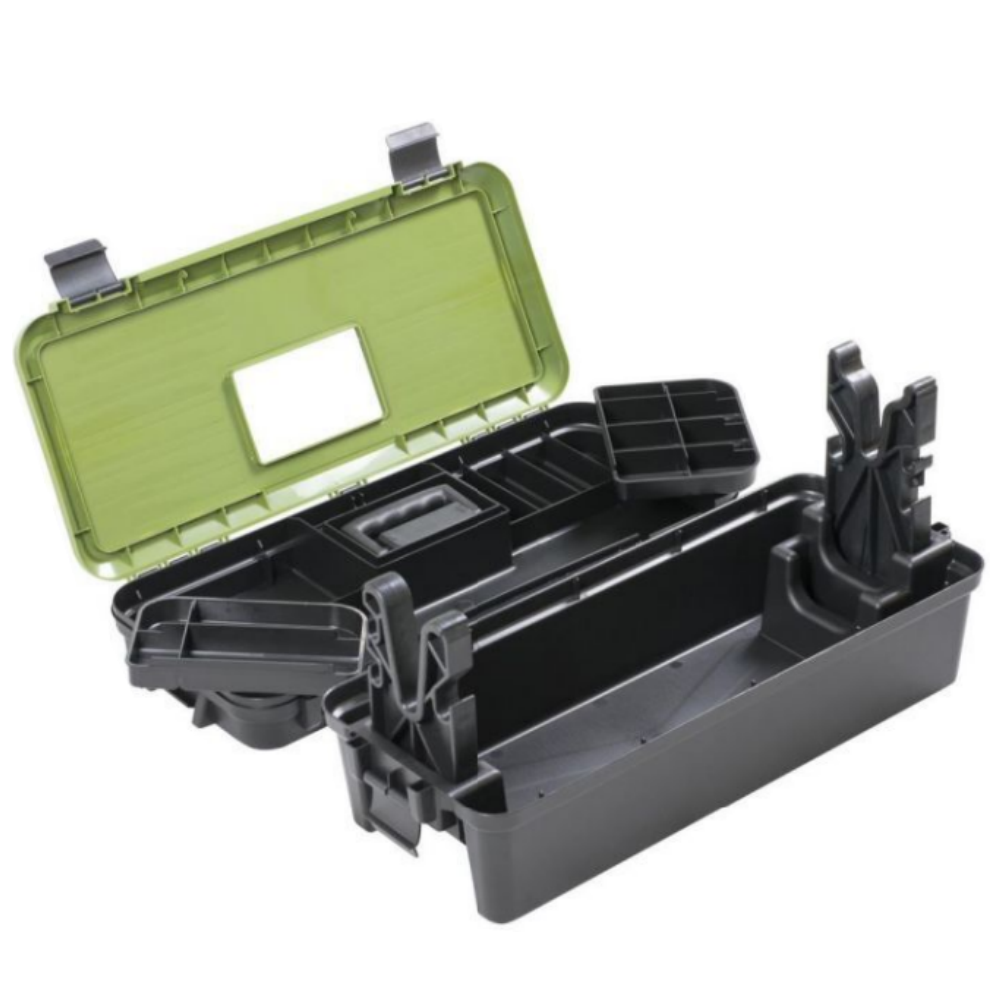 Green and Black Hard Plastic Ammo Box for Outdoor Dry Storage Ammo Can with Waterproof