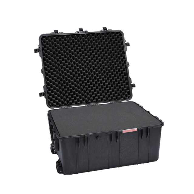 Waterproof Plastic Tool Case Large Capacity Storage Hard-shell Carrying Case with Wheels