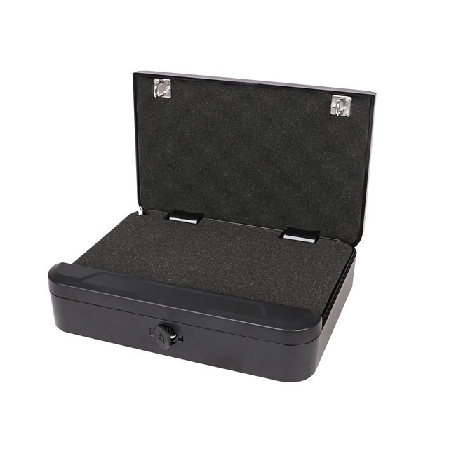 Gun Safe Lock Box Portable Smart Safe Box One Gun Capacity Safe Box with Key for Home Office