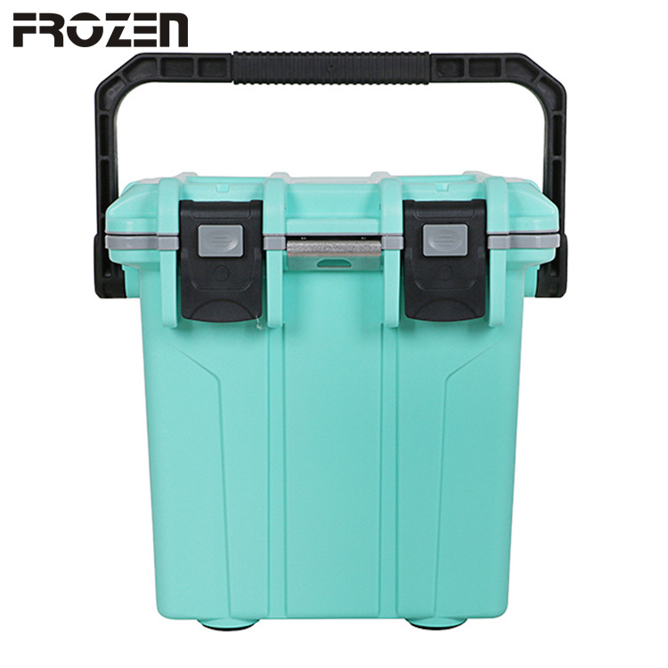 High Class Insulated Box And Cooler 20QT Cooler Plastic PP Material With Stainless Steel Opener For Camping Fishing BBQ Boating