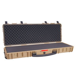 Lightweight waterproof gun case bow carry case hard plastic case with foam