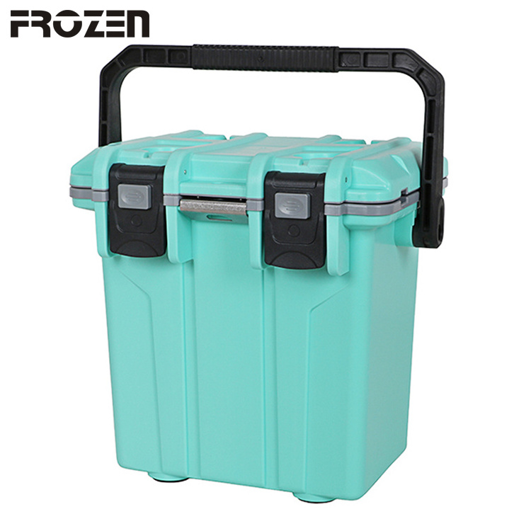 High Class Insulated Box And Cooler 20QT Cooler Plastic PP Material With Stainless Steel Opener For Camping Fishing BBQ Boating