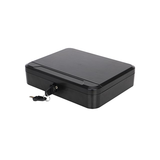 Gun Safe Lock Box Portable Smart Safe Box One Gun Capacity Safe Box with Key for Home Office