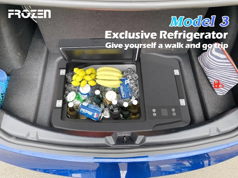 Tesla car fridge Portable compressor refrigerator Model 3 car freezer Model S 3 X Y Refrigerator Cyber Trucker coolers