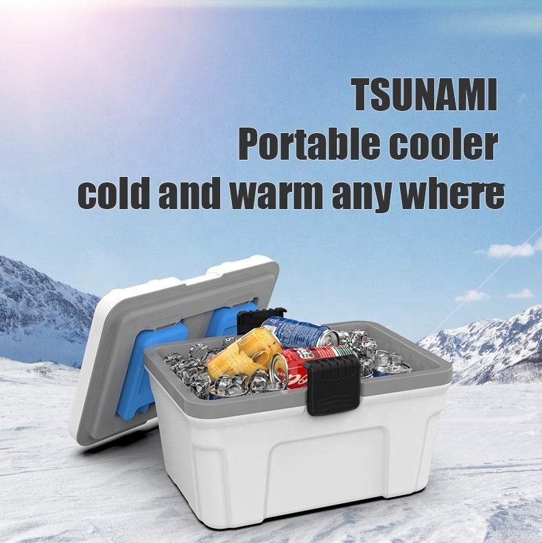 12L 20L 50L Plastic Cooler Solar Fishing Cooler Box Small PU Foam Fish Ice Cooler Box