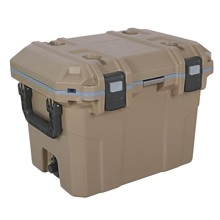 Tsunami 50l Cooler Outdoor Travel Cooler Box Large Capacity Plastic PP Ice Chest Cooling Box Camp Chilly Bin