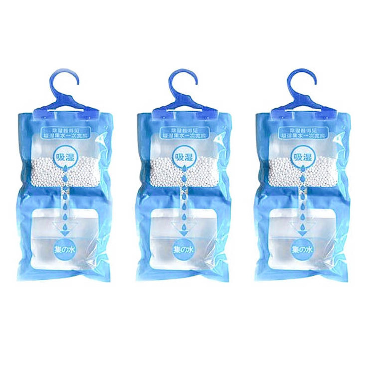 500ml Diy Hanging Anti Mold Calcium Chloride Closet Dehumidifier Bag Clothes Moisture Absorber