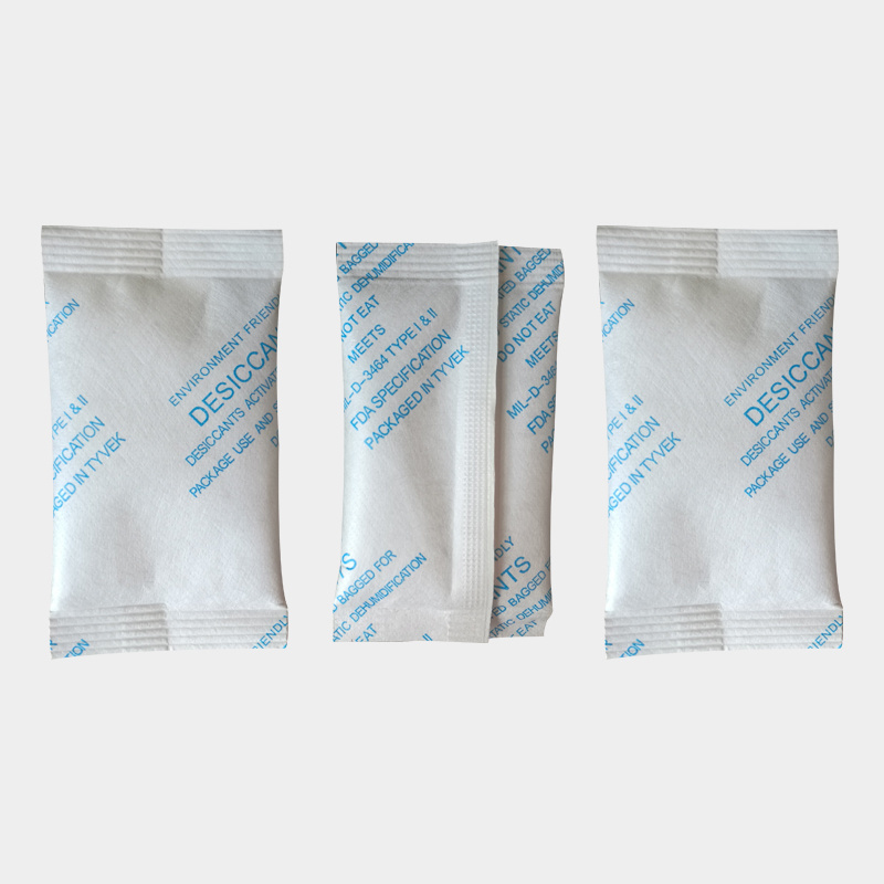 1g 2g 5g Tyvek Packing Central Seal Humidity Control Silica Gel Desiccant Bead Bag