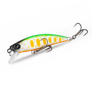 TSURINOYA Intruder 51S Sinking Minnow Stream Fishing Lure 51mm 5.8g Artificial Hard Bait For Trout Ajing Jerkbait River Baits