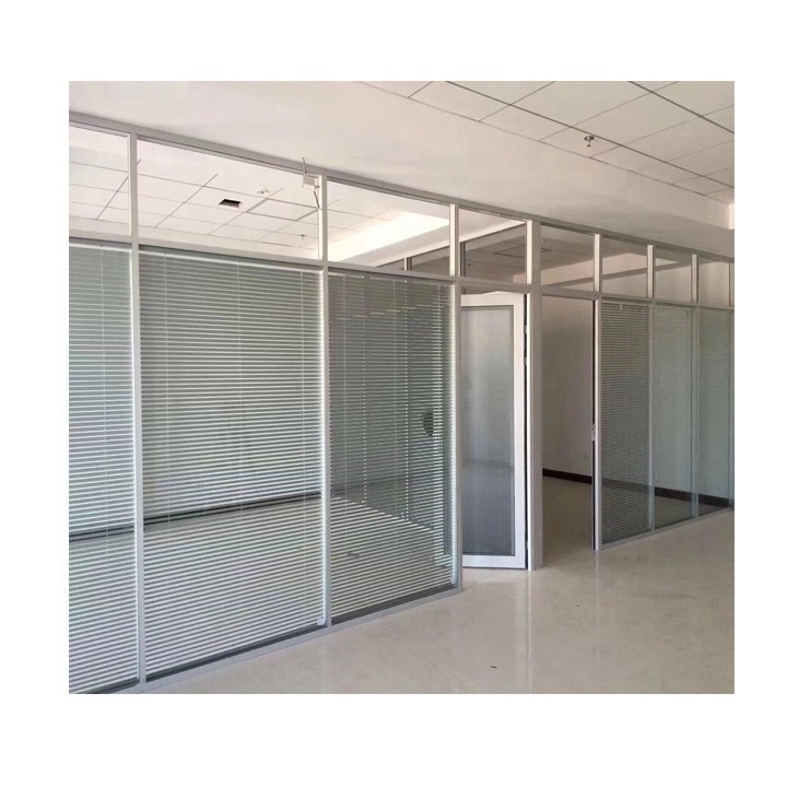 Roller Shutter hot Blinds transparent Between Glass Aluminum Alloy Windows with Glass Shutter between Glass 15-20 Days 12.5mm