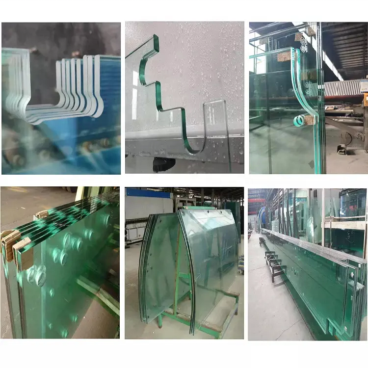 6.38mm 8.38mm 10.38mm 55.1 Vidrio Laminado clear colorless safety laminated float glass manufacturer per m2 price