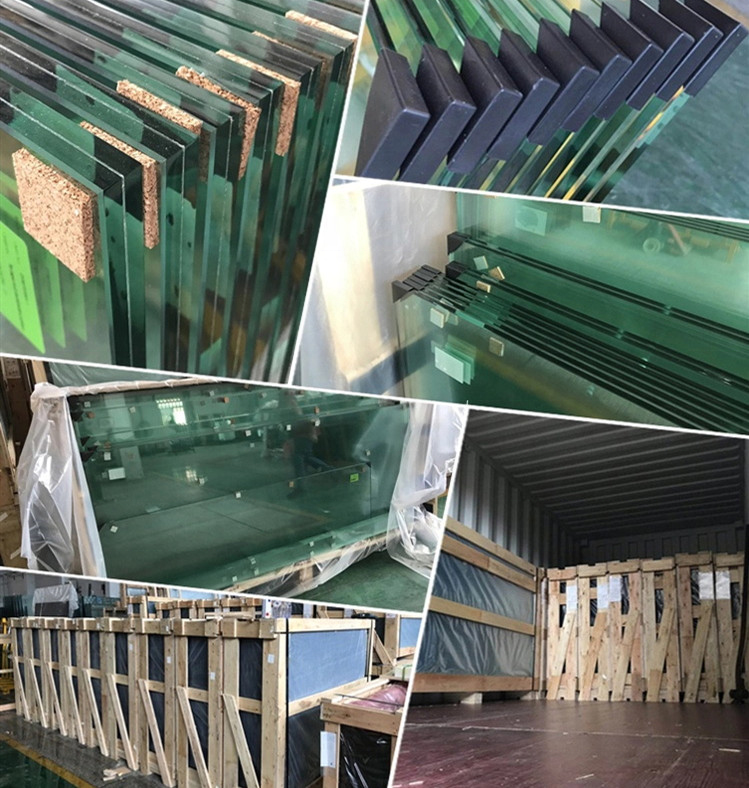 China Suppliers Safety 33.2 44.2 55.2 Clear Laminated Float Glass For Roof