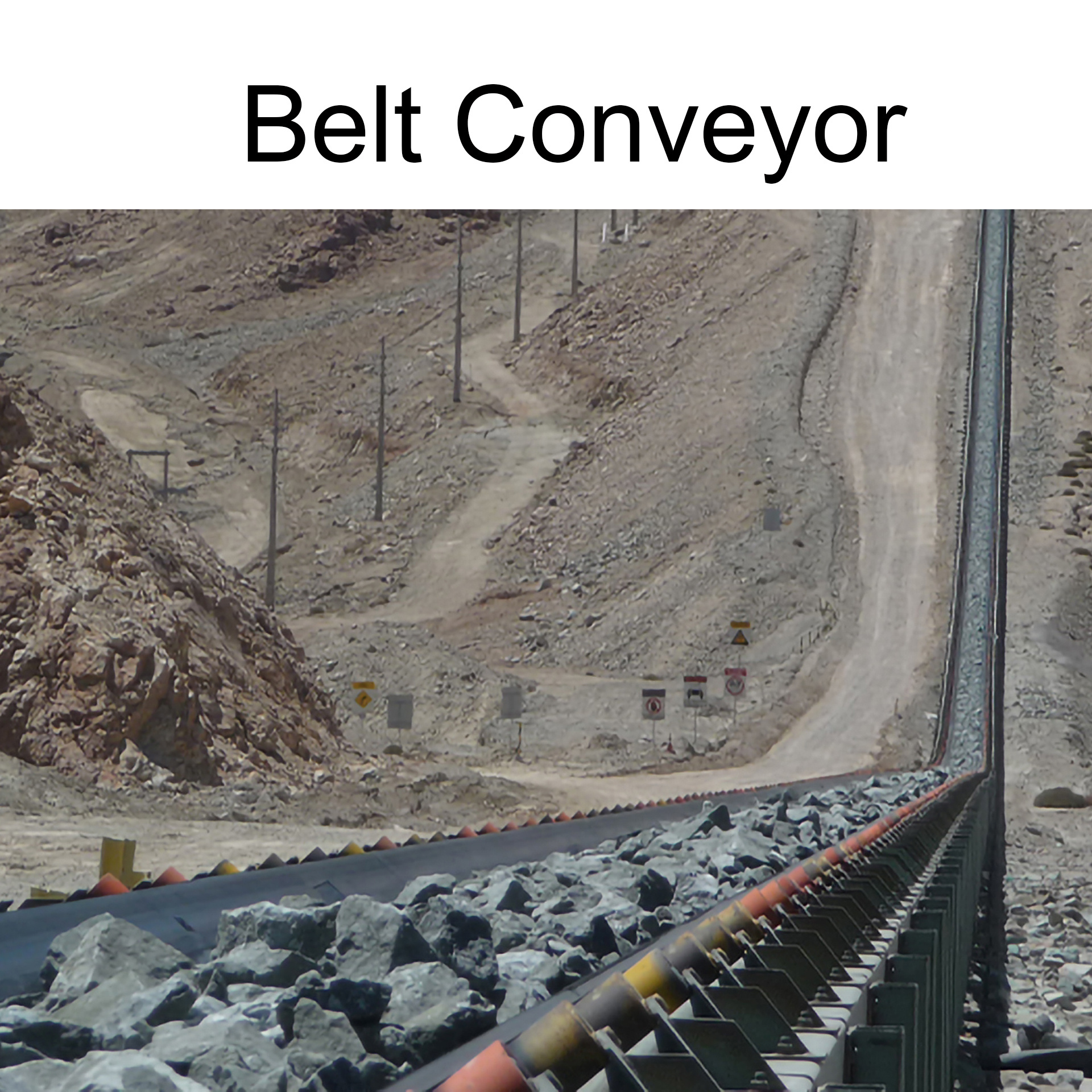 rubber firewood belt conveyor for loading after splitting for sand and gravel