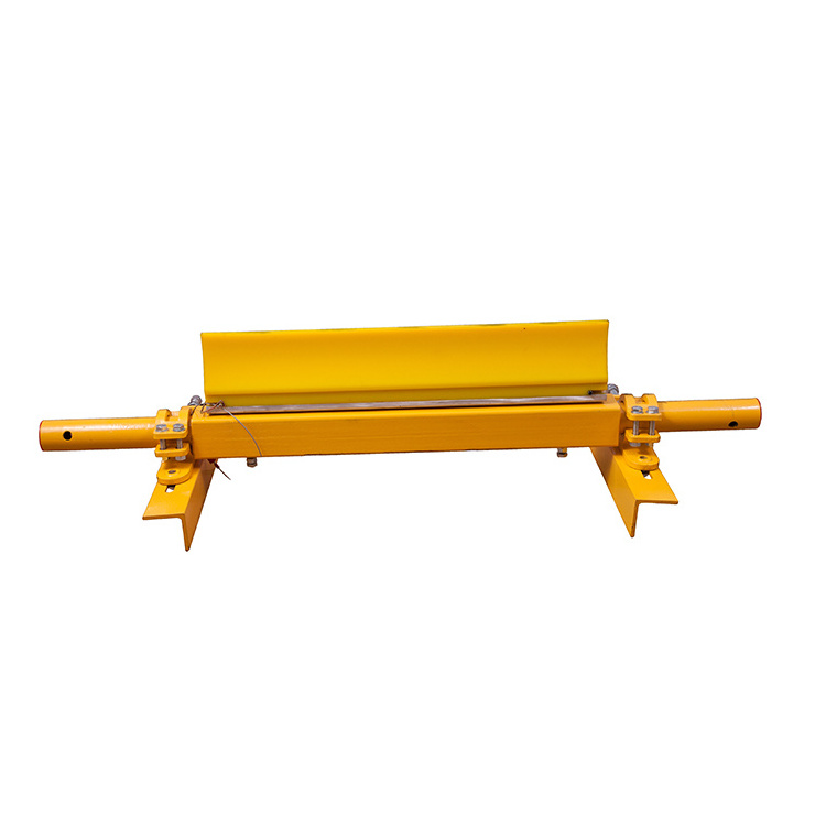 Mining industry polyurethane belt conveyor return scraper for tail pulley cleaning