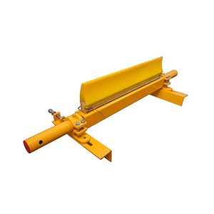 Mining industry polyurethane belt conveyor return scraper for tail pulley cleaning