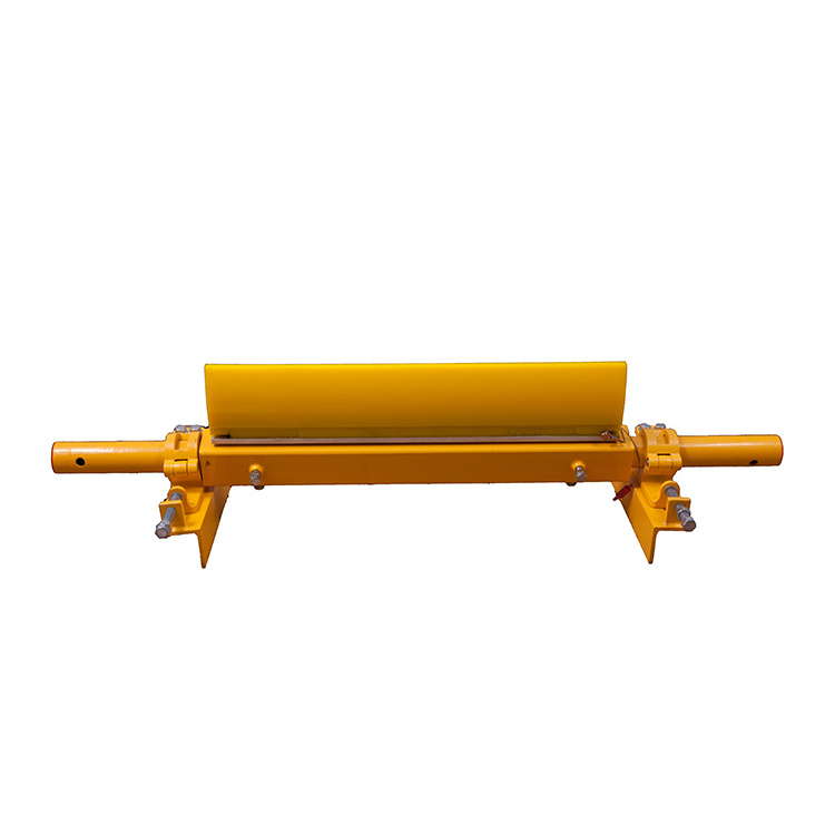 Mining industry polyurethane belt conveyor return scraper for tail pulley cleaning