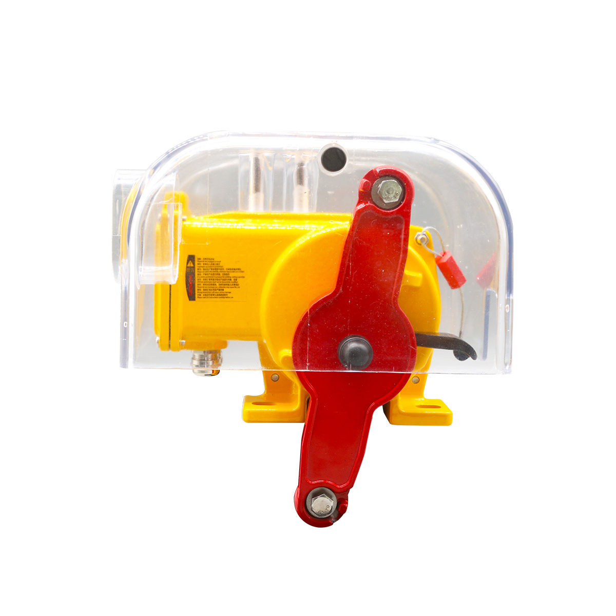 Two-way manual reset pull cord switch 2NO2NC  belt conveyor pull cord safety emergency stop switch