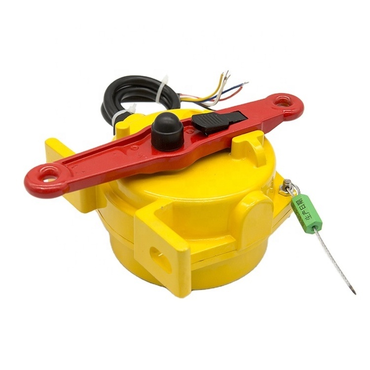 Explosion-proof manual two-way pull cord switch Emergency stop pull cord switch for belt conveyor