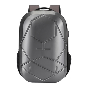 Outdoor Men's Women's Alloy Backpack with Laptop Compartment USB Charging Port