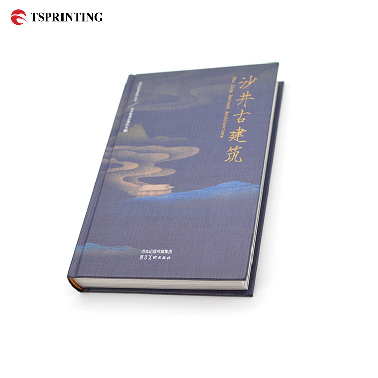 Free Sample Recyclable Paper & Paperboards Print Hard Cover Booklets Building Design Perfect Binding Hardcover Book Printing