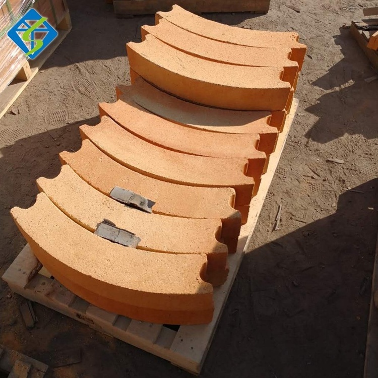 Competitive price curved fire clay brick for refractory industry