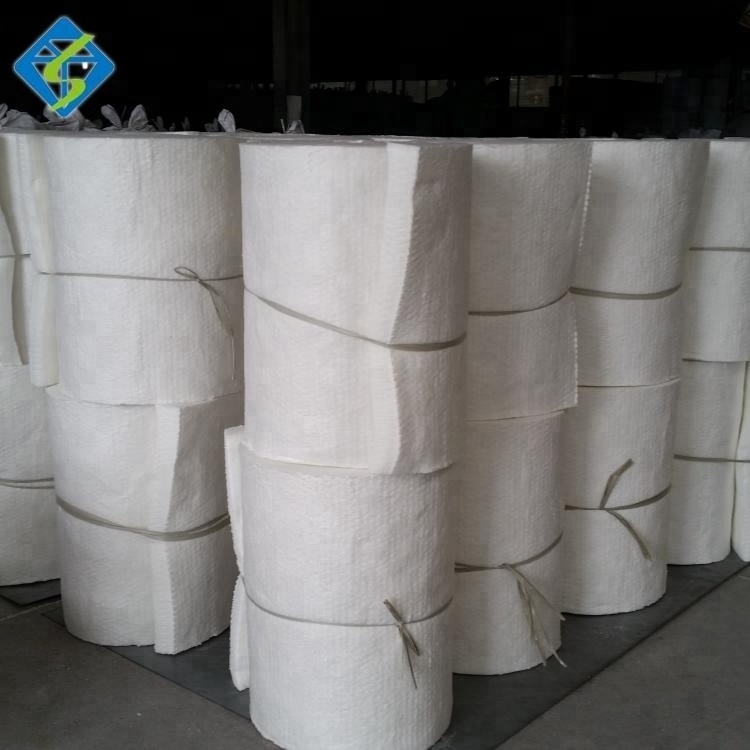 Refractory Ceramic fiber wool for furnace oven 128Kg/m3 1260