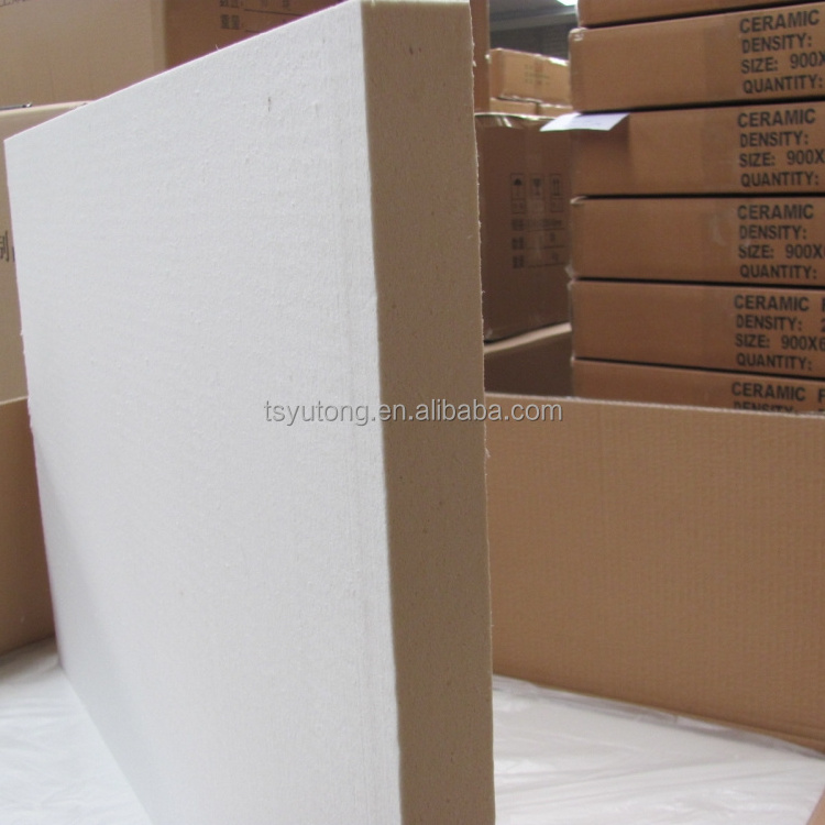 china factory 1260 refractory rigid Insulation ceramic fiber board for furnace