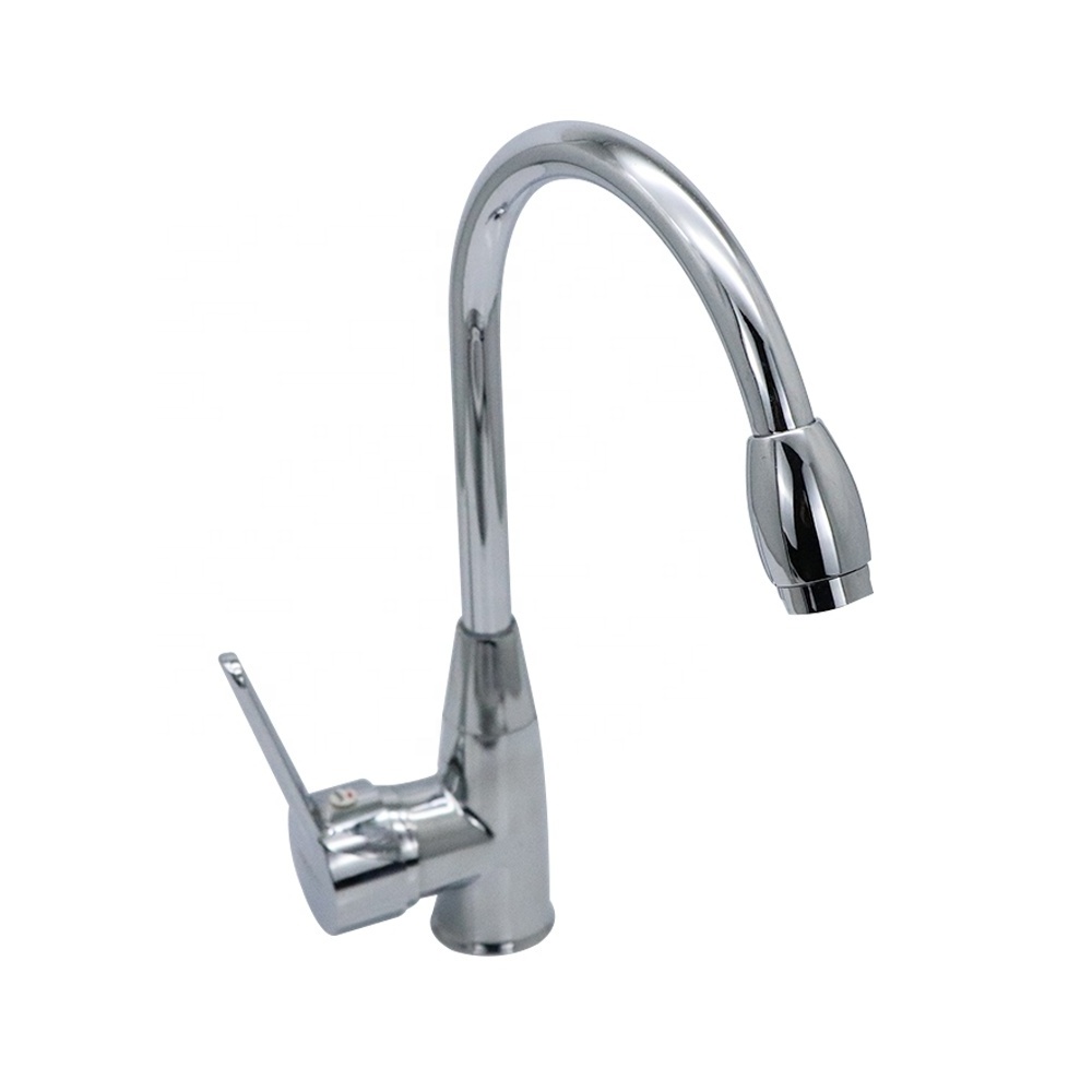 Kitchen Modern Contemporary 3 Way Kitchen Faucet Steel Sanitary Ware Single Handle Kitchen Faucet