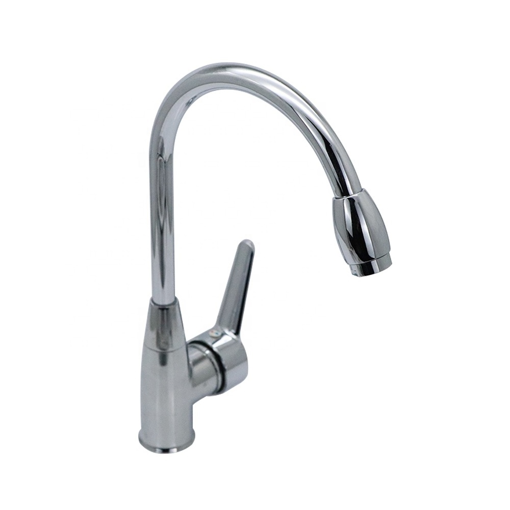 Kitchen Modern Contemporary 3 Way Kitchen Faucet Steel Sanitary Ware Single Handle Kitchen Faucet