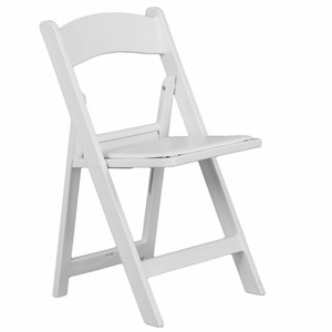 2022 White Outdoor Furniture Garden Set Wood Foldable Cafe plastic Folding Chairs For Events