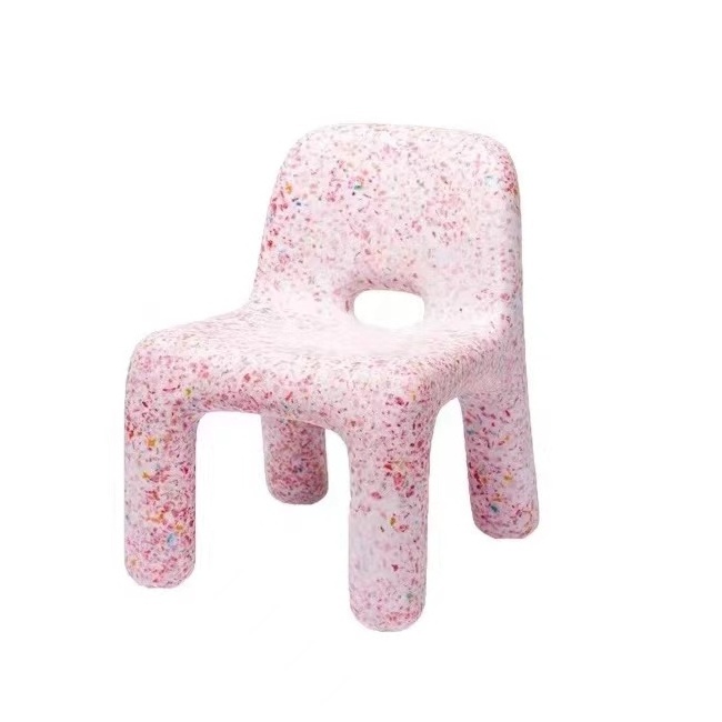 2022 New design colorful kids plastic pink lounge chair