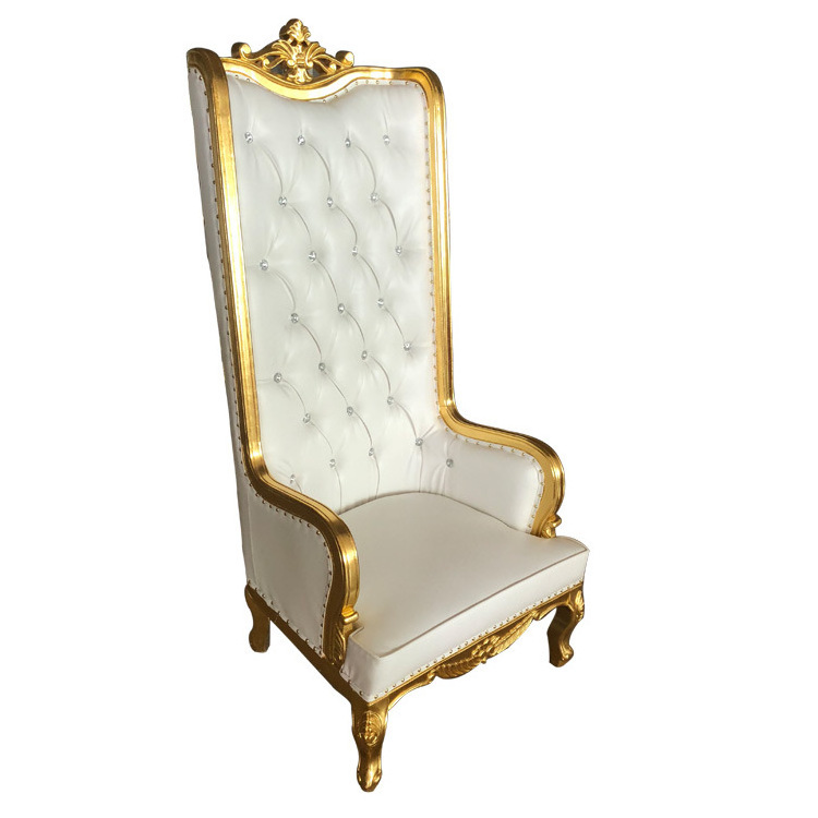 King And Queen High Back Cheaper Pink King Sliver Throne Chairs High Back Royal Luxury Wedding Chair