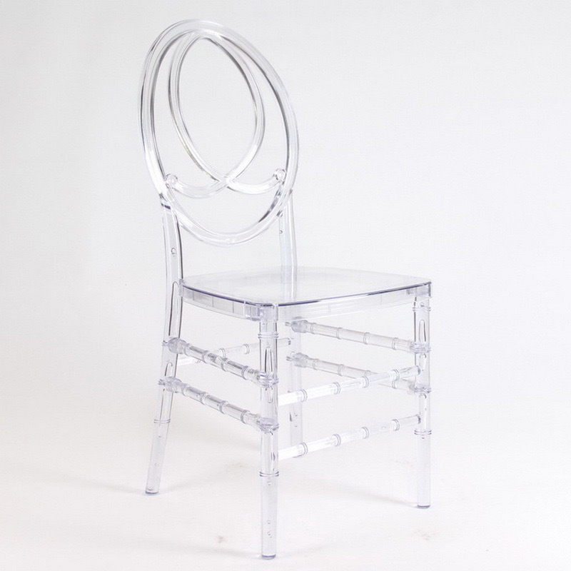 Wholesale Hotel Banquet Party Event Stackable Resin Plastic Transparent Clear Acrylic Wedding Tiffany Chiavari Chair For Event