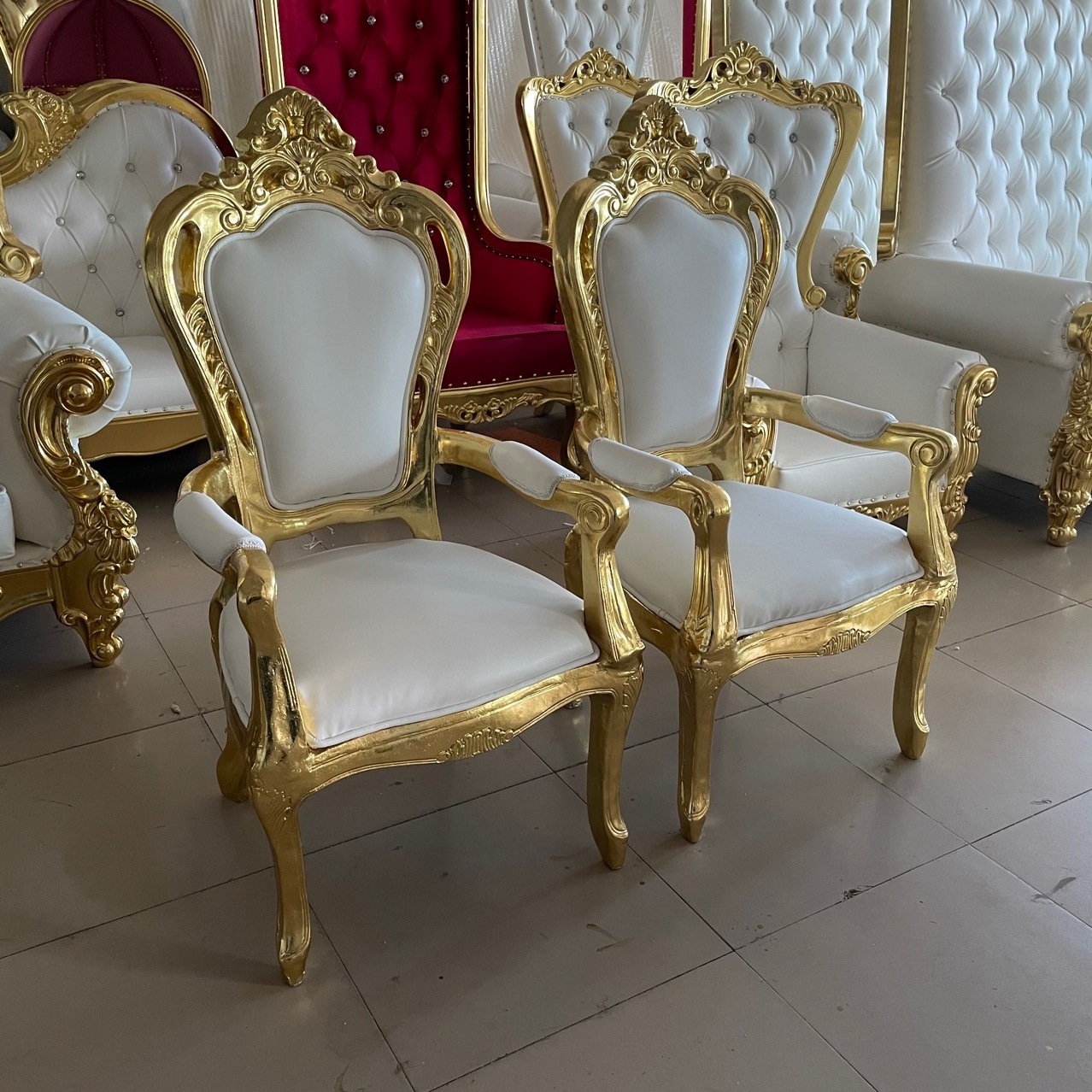 New Type Luxury Wedding King Throne Chairs wedding King Chairs For Sale