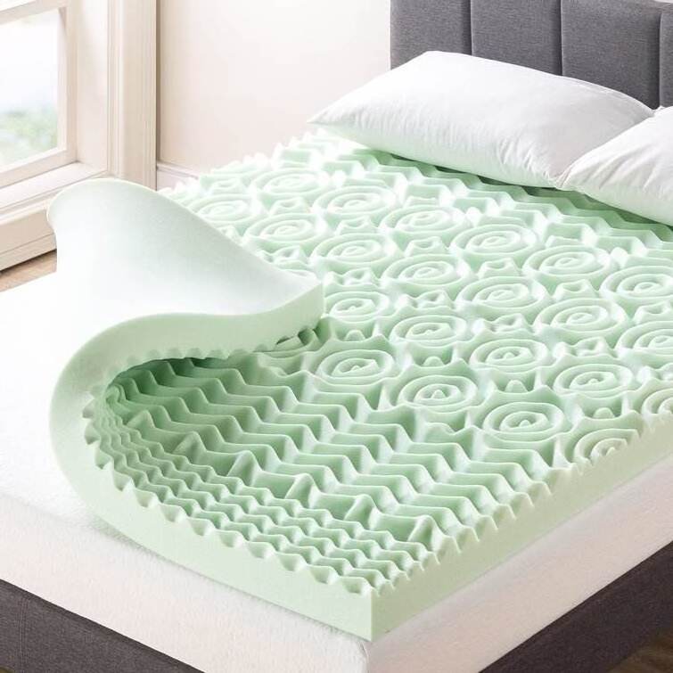 Hotel Sale Memory Foam Mattress Topper, Egg Crate, Visco Foam, Wholesale Price, Queen Size and Single Size, Mattresses