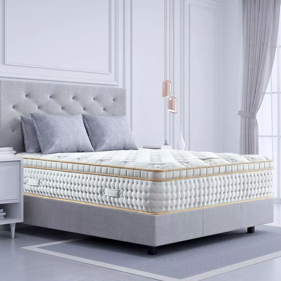 High quality comfort hospital sleep foam independent pocket spring boxed mattress on sale