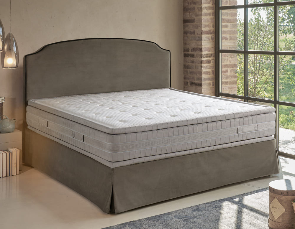 ZC selling champion high density convoluted foam super soft soft memory foam topper spring mattress in a box  Euro pillow top