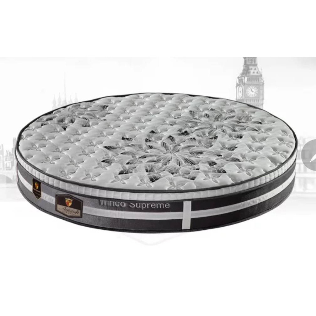 Circle mattress Premium Bed Full Queen Size 12 Inch Roll Pocket Memory Foam Mattress Foldable In a Box whosale mattresses