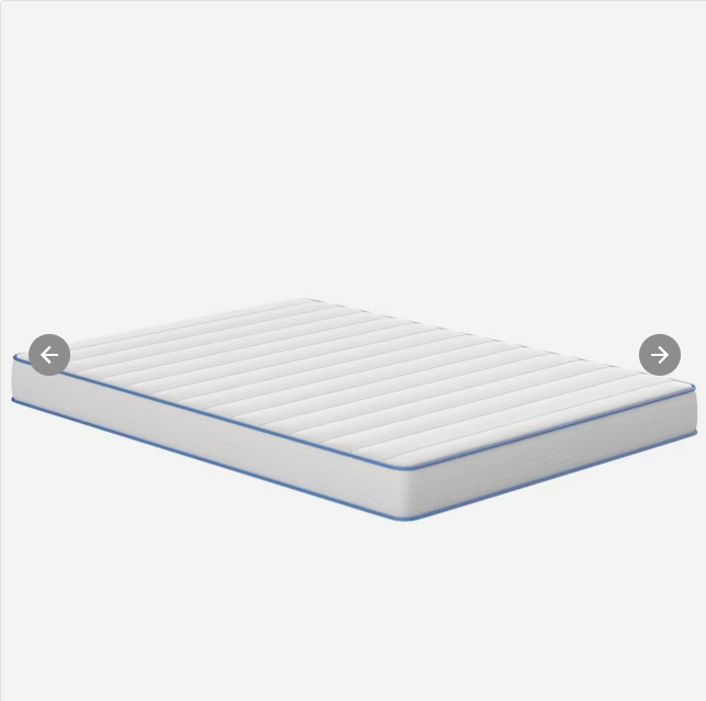 HOT selling  6-in Firm Twin Hybrid Memory Foam/Coil Blend Mattress in a Box