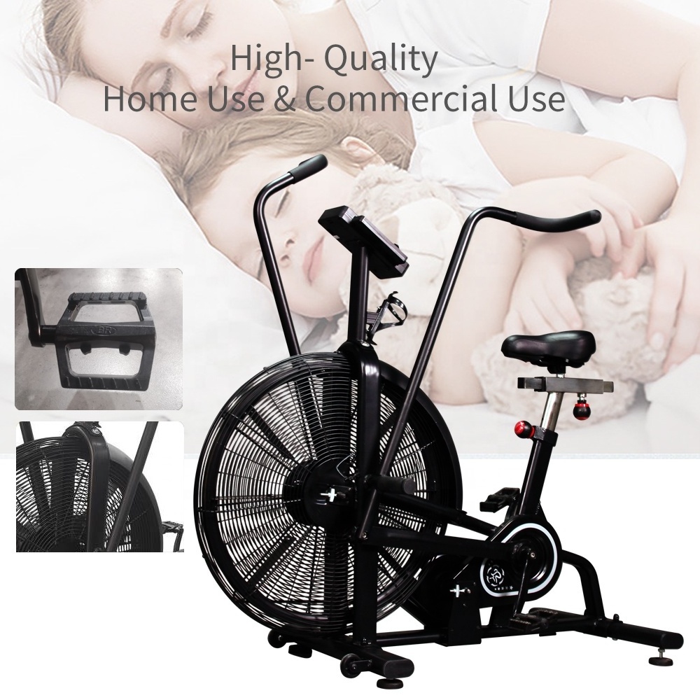 stretching exercise machines gym equipment bicycle set Commercial cardio bicycle trainer Air bike