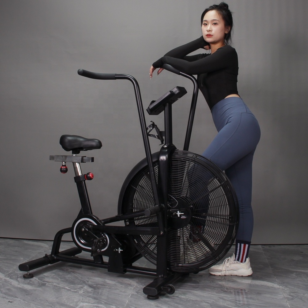 stretching exercise machines gym equipment bicycle set Commercial cardio bicycle trainer Air bike