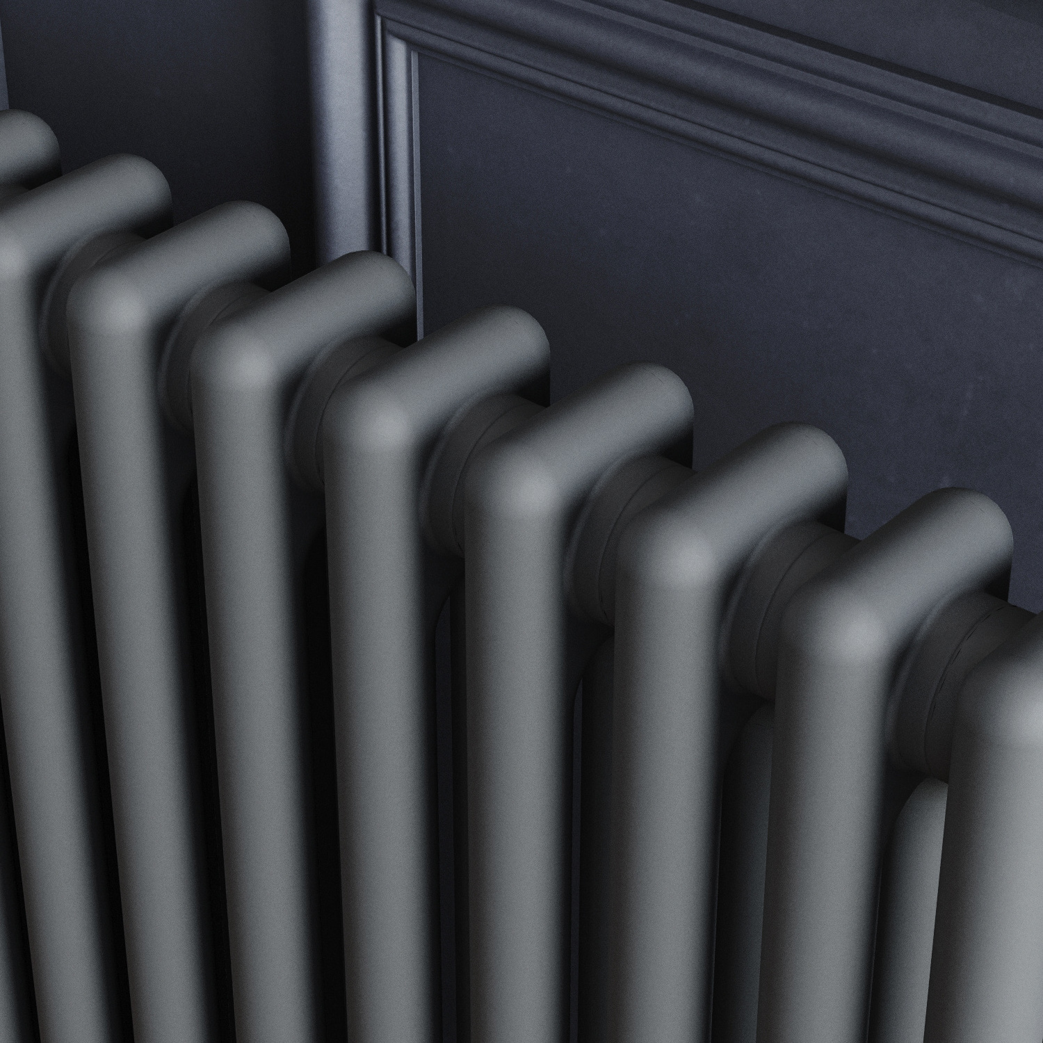 Wholesale Price Cast Iron Style Uk Anthracite horizontal Steel home heater 2 Column Radiator