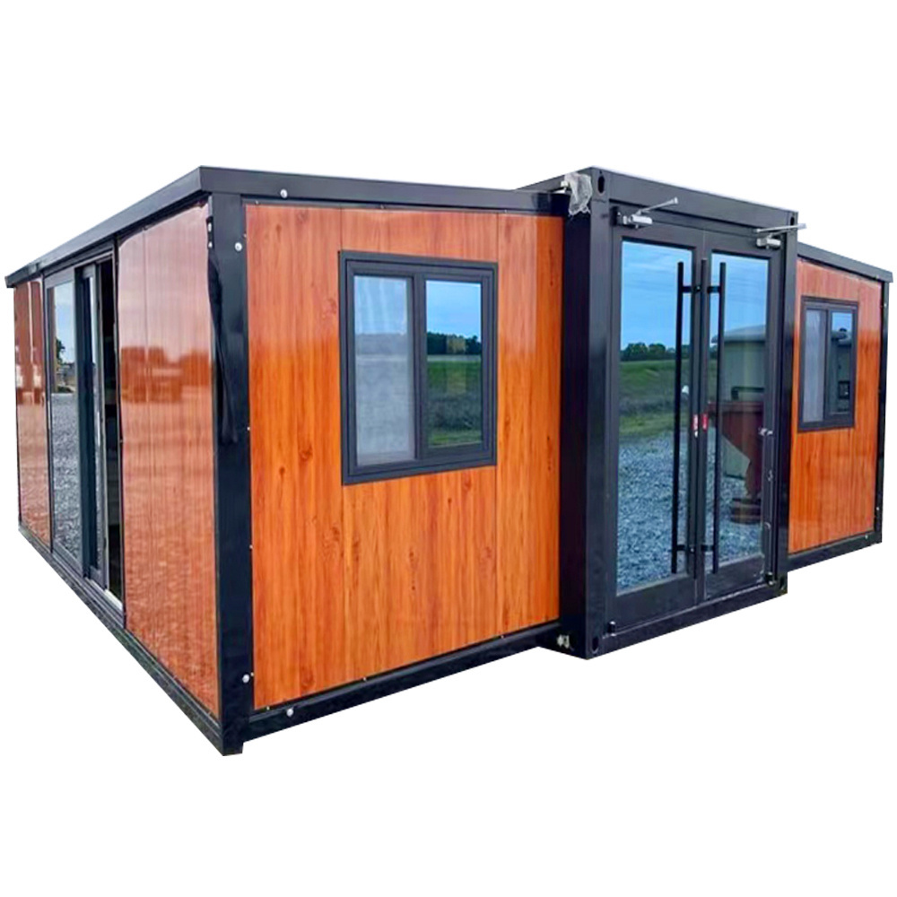 custom made folding 4 bedroom home Insulation and warmth 40ft prefab expandable shipping luxury container homes for sale