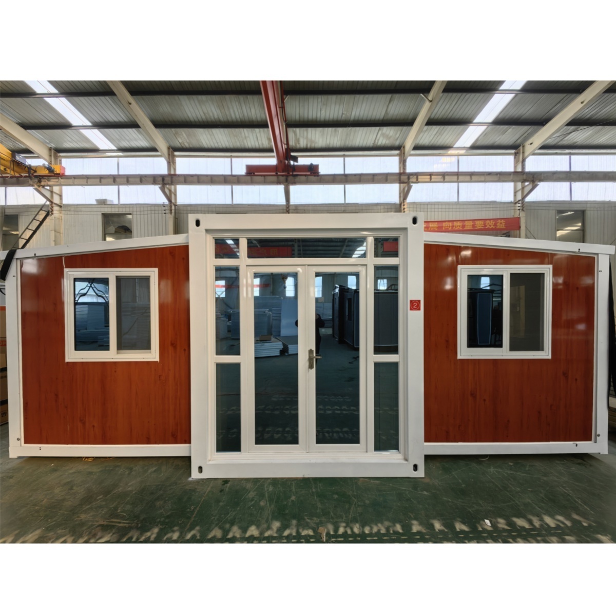 Expandable container prefabricated house 20ft expandable container house 2 bedroom container house mobile home