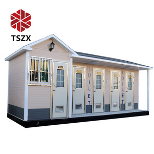 Modular plastic outdoor luxury mobile toilets mobile toilets mobile portable toilet shower cabin for sale