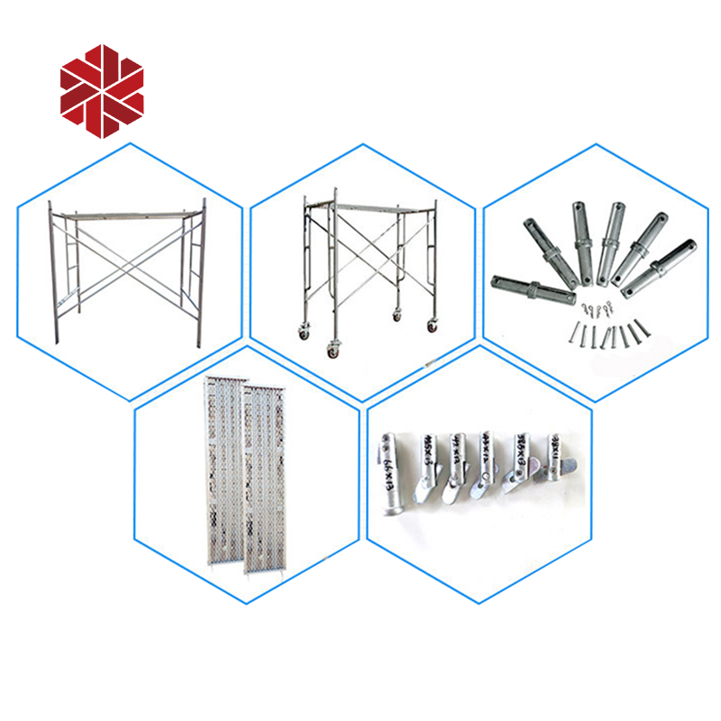 Suitable for marine environment Building Frame Scaffolding Mason Walked Steel H Frame Scaffolding Construction