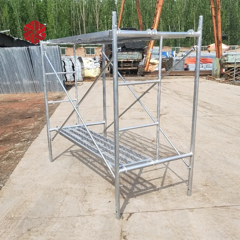 Suitable for marine environment Building Frame Scaffolding Mason Walked Steel H Frame Scaffolding Construction