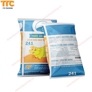 Vietnam poultry chicken fish pig farm animal 25kg 50kg pp woven bag empty feed bags for wholesale